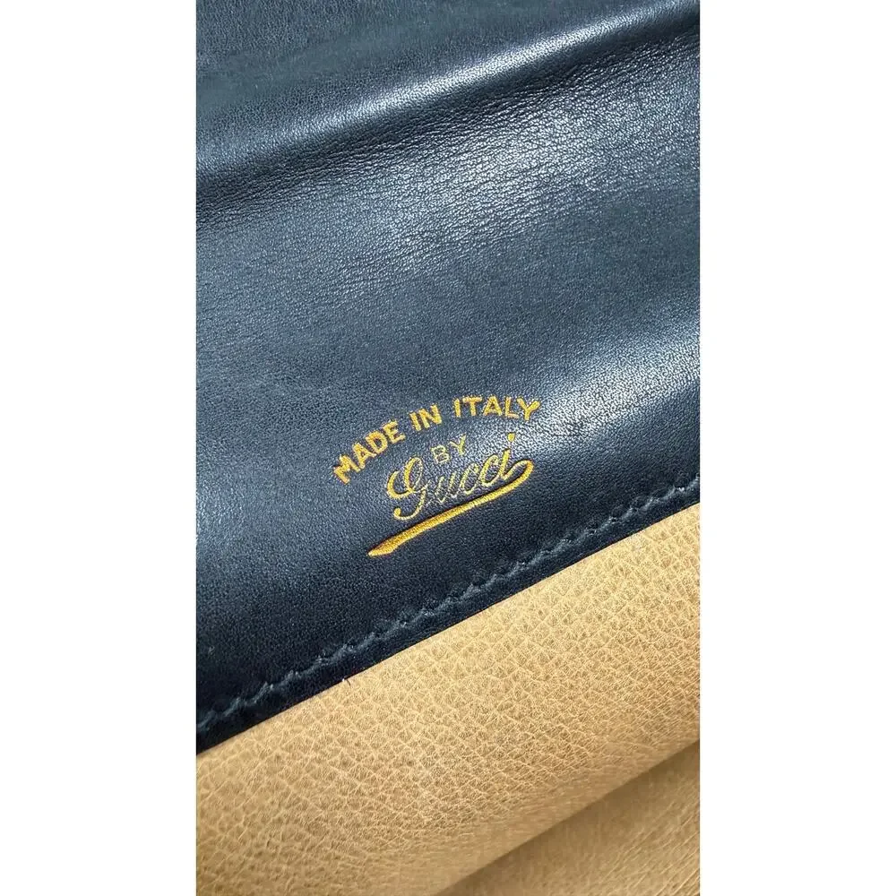 Vintage Gucci Leather Envelope Document Portfolio